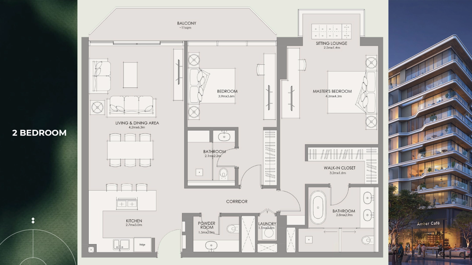 2 BR - Type A
